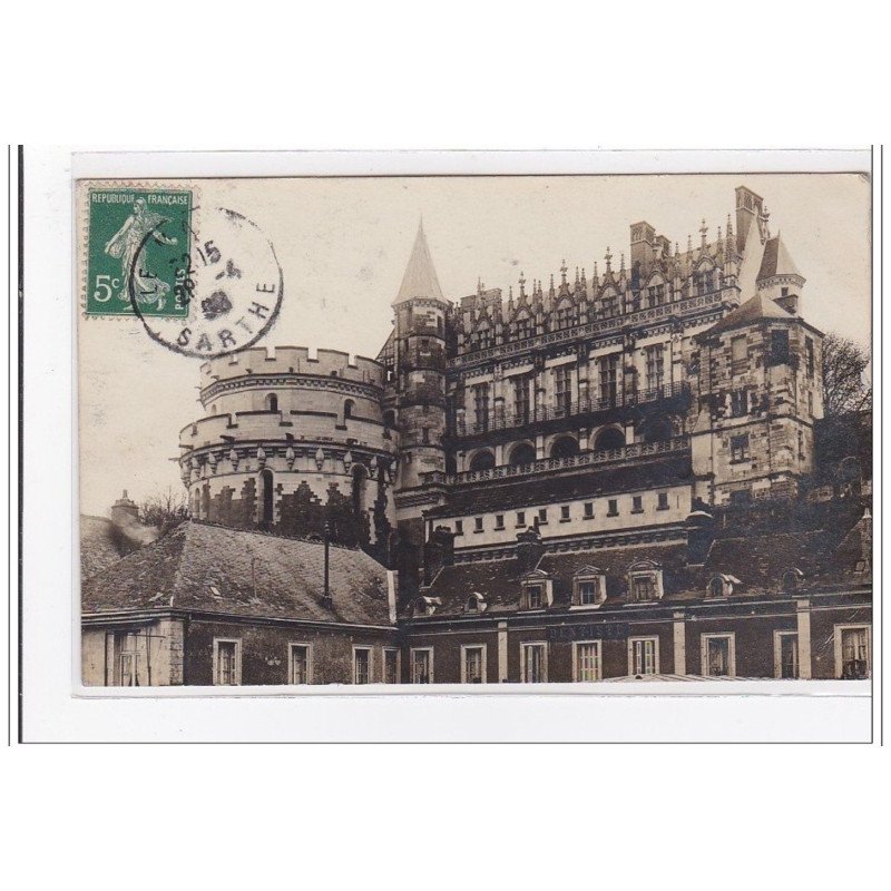 SARTHE : photo bouveret editeur cpa, autographe - tres bon etat