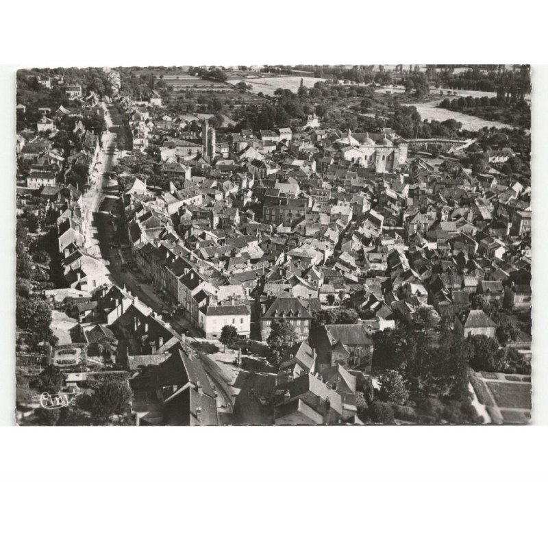 SOUILLAC: vue générale vue aérienne 10x15 - très bon état