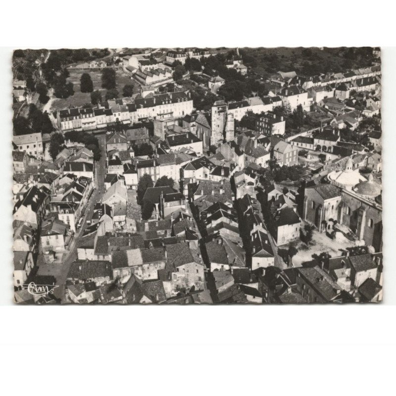 SOUILLAC: vue générale vue aérienne 10x15 - très bon état