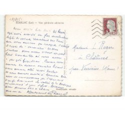 SOUILLAC: vue générale vue aérienne 10x15 - très bon état