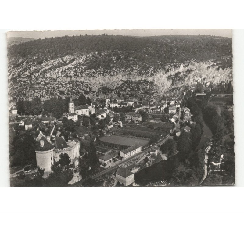 CABRERETS: vue panoramique vue aérienne 10x15 - très bon état