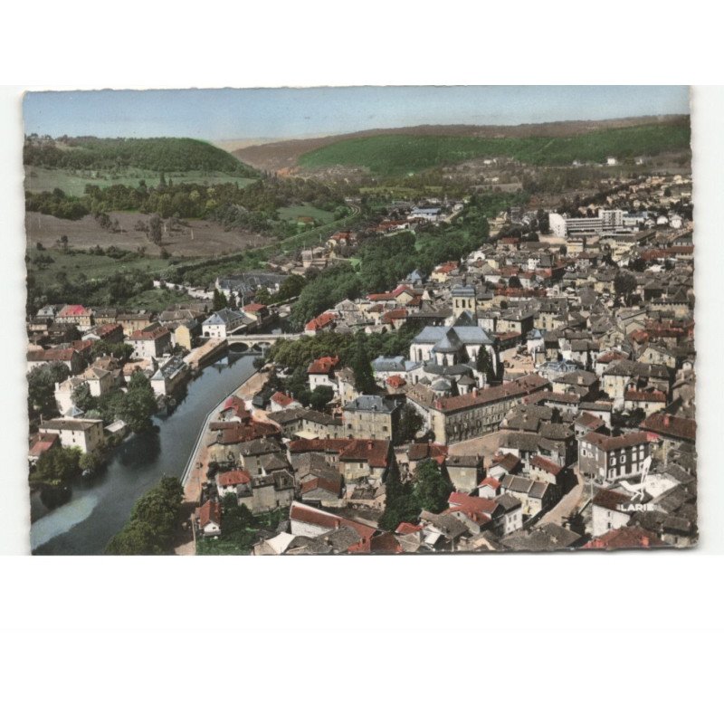 FIGEAC: vue générale vue aérienne 10x15 - très bon état