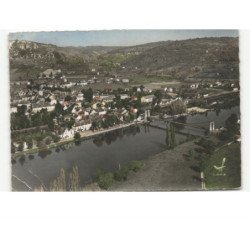 CAJARC: vue générale vue aérienne 10x15 - état
