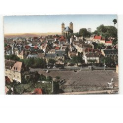 GOURDON: place des martyrs vue aérienne 10x15 - très bon état