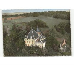 FIGEAC: château de perret vue aérienne 10x15 - très bon état