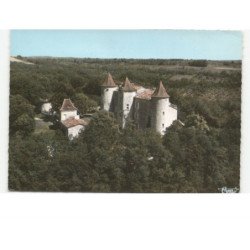 MONTCUQ: le château de charry vue aérienne 10x15 - très bon état
