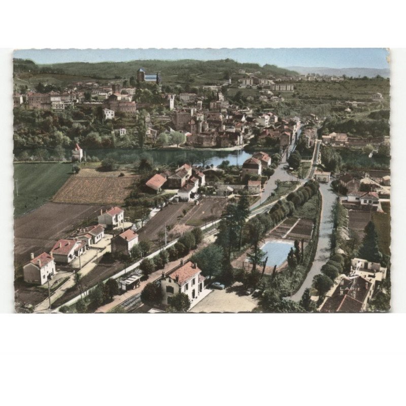 PUY-L'EVEQUE: vue générale vue aérienne 10x15 - état