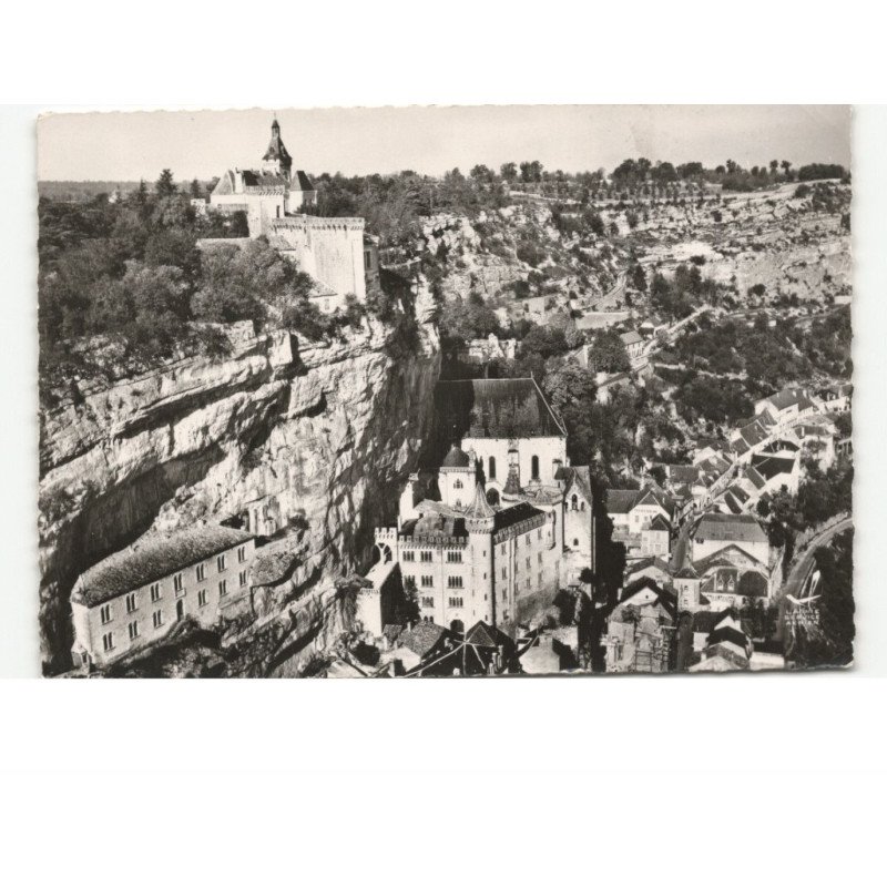 ROCAMADOUR: vue générale vue aérienne 10x15 - état
