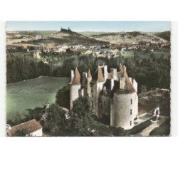 SAINT-CERE: château de montal XVIe jhoyau de la renaissance 1523, tours saint-laurent vue aérienne 10x15 - très bon état