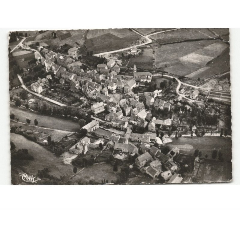 LE BLEYMARD: vue panoramique vue aérienne 10x15 - très bon état