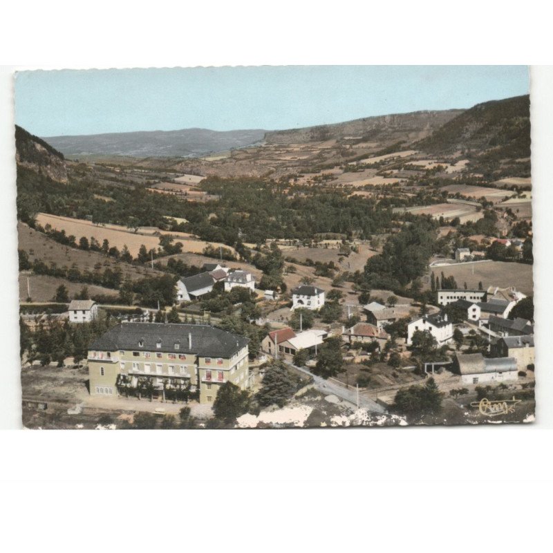 CHANAC: la vallée du lot et le "christ-roi" vue aérienne 10x15 - très bon état