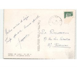 CHANAC: vue générale vue aérienne 10x15 - très bon état