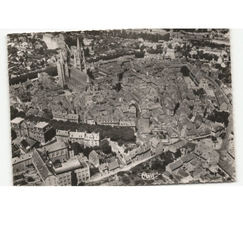 MENDE: vue générale vue aérienne 10x15 - très bon état