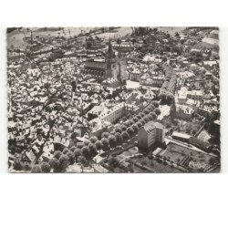 MENDE: vue générale vue aérienne 10x15 - très bon état
