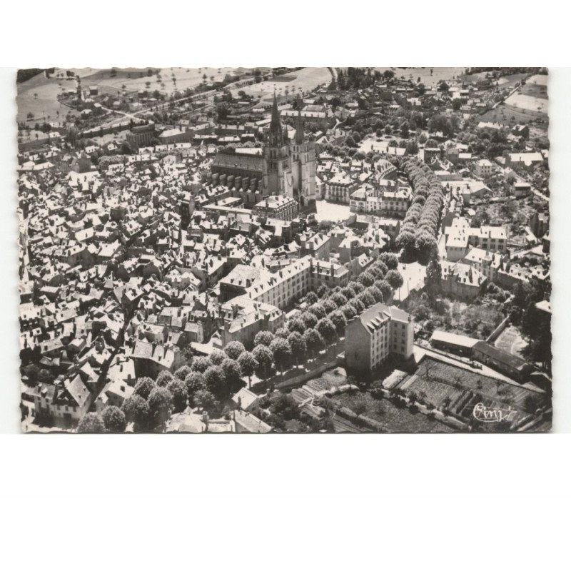 MENDE: vue générale vue aérienne 10x15 - très bon état