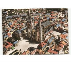 MENDE: la cathédrale vue aérienne 10x15 - très bon état