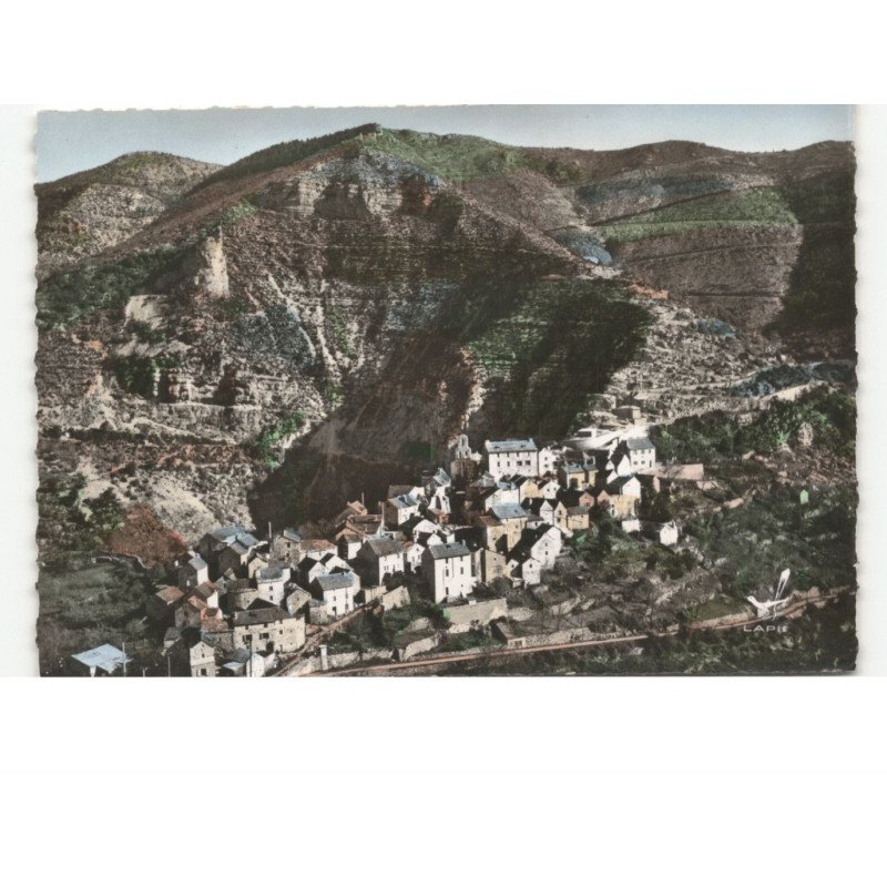 MONTBRUN: vue générale vue aérienne 10x15 - très bon état