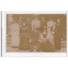 PARIS : personnages rue de Naples (carte photo) - tres bon etat