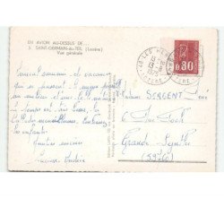 SAINT-GERMAIN-du-TEIL: vue générale vue aérienne 10x15 - très bon état