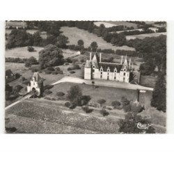 BARACE: château des loges vue aérienne 10x15 - très bon état
