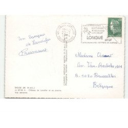 BAUGE: château de lendifer et sa piscine vue aérienne 10x15 - très bon état