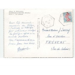 BEGROLLES-en-MAUGES: abbaye de bellefontaine vue aérienne 10x15 - très bon état