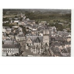 BEAUFORT-en-VALLEE: vue générale vue aérienne 10x15 - très bon état