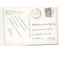 BOURG-D'IRE: château de la douve, colonie de vacances des wagons-lits vue aérienne 10x15 - très bon état