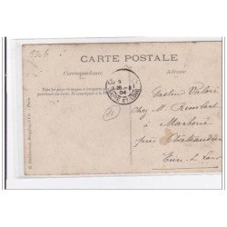 PARIS : carte photo des attelages de la maison Bernot rue lafayette - tres bon etat