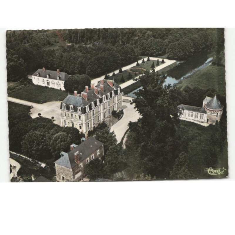 BREIL: château du lathan vue aérienne 10x15 - très bon état