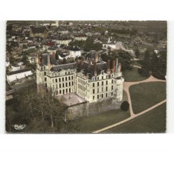 BRISSAC: le château vue aérienne 10x15 - très bon état