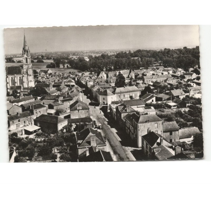 JALLAIS: vue générale, avenue chaperonnière vue aérienne 10x15 - très bon état