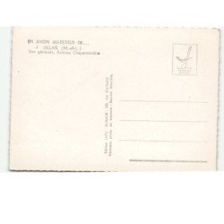 JALLAIS: vue générale, avenue chaperonnière vue aérienne 10x15 - très bon état