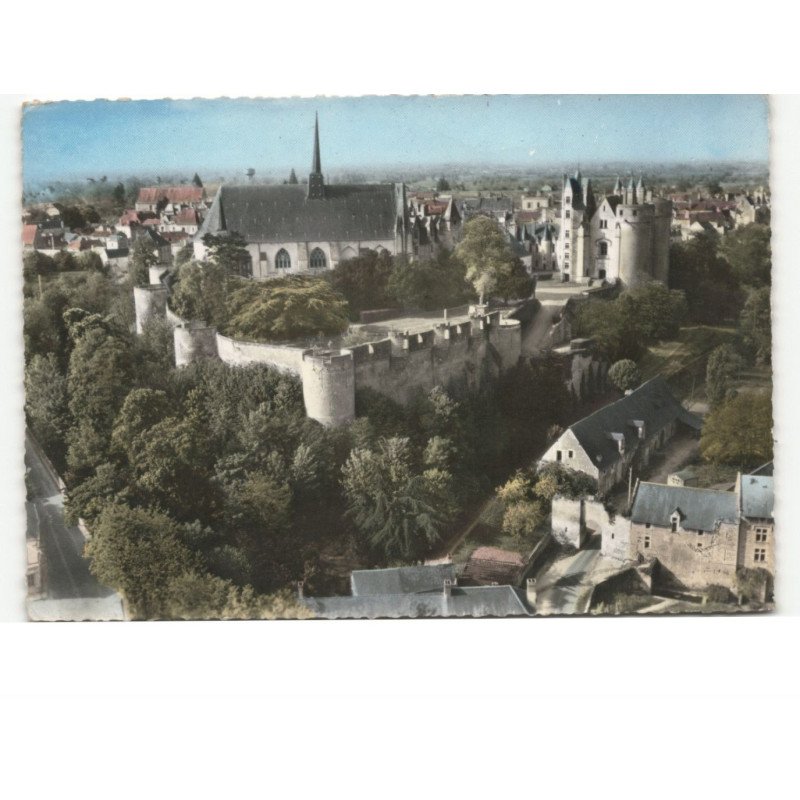 MONTREUIL-BELLAY: vue aérienne 10x15 - très bon état