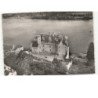 MONTSOREAU: le château, la façade sur la cour intérieure: vue aérienne 10x15 - très bon état