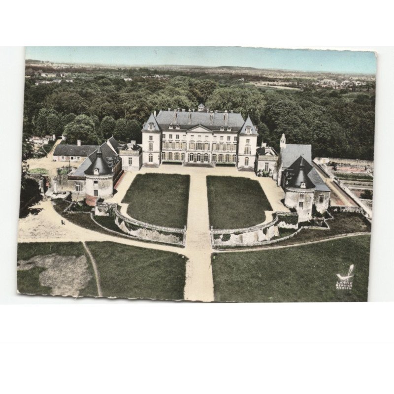MAZE: château montgeoffroy XVIIIe siècle vue aérienne 10x15 - très bon état