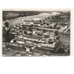 SAINT-CLEMENT-des-LEVEES: la laiterie et vue générale vue aérienne 10x15 - très bon état
