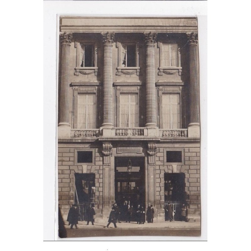PARIS : carte photo de l'Hotel de Crillon - tres bon etat