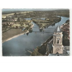 SAINT-FLORENT-le-VIEIL: panorama sur la loire vue aérienne 10x15 - très bon état