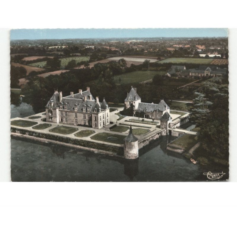 CHAMBELLAY: le bois montbourcher vue aérienne 10x15 - très bon état