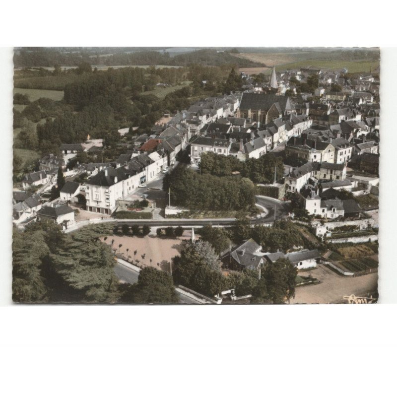 BRISSAC: vue générale vue aérienne 10x15 - très bon état