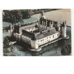 ECUILLE: château du plessis bourré vue aérienne 10x15 - très bon état