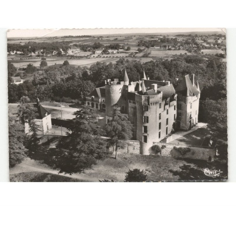 COUTURES: château de montsabert vue aérienne 10x15 - état
