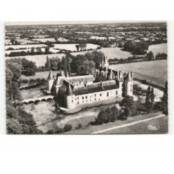 ECUILLE: château du plessis-bourré vue aérienne 10x15 - très bon état