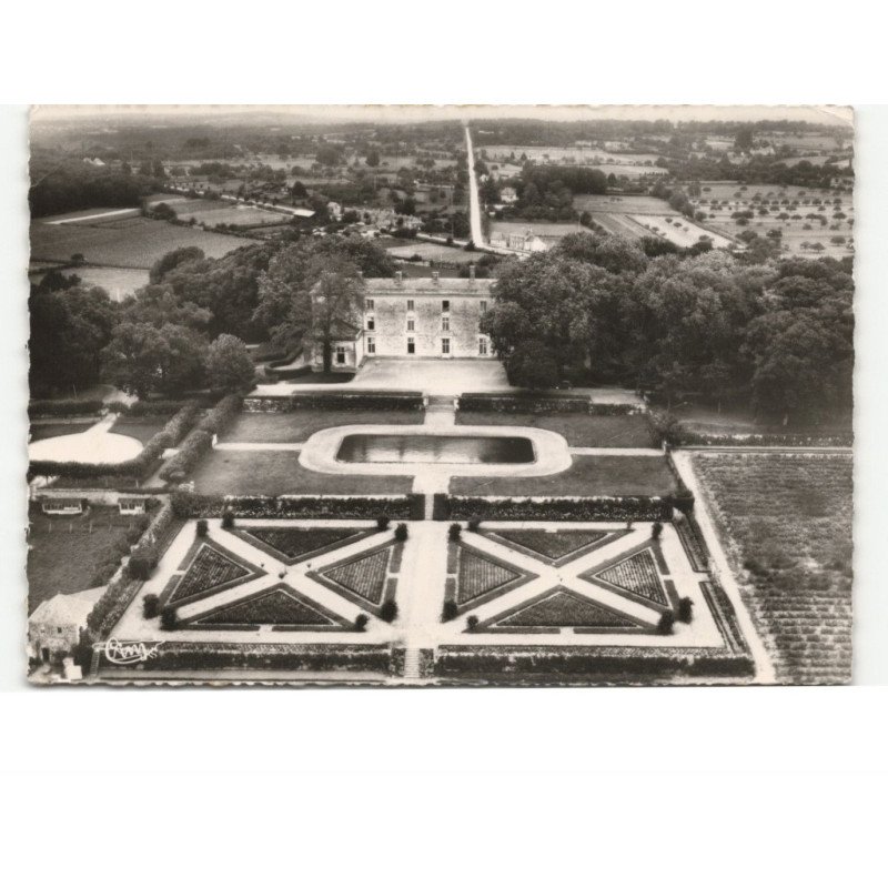 JARZE: le château vue aérienne 10x15 - état