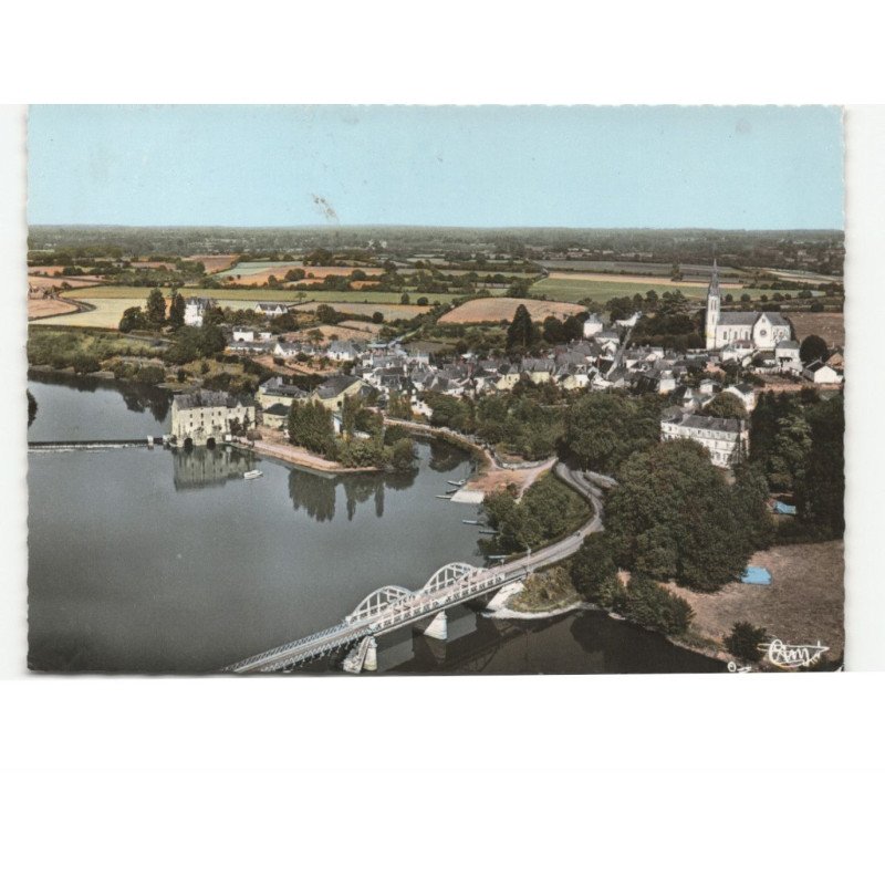 GREZ-NEUVILLE: vue générale vue aérienne 10x15 - très bon état