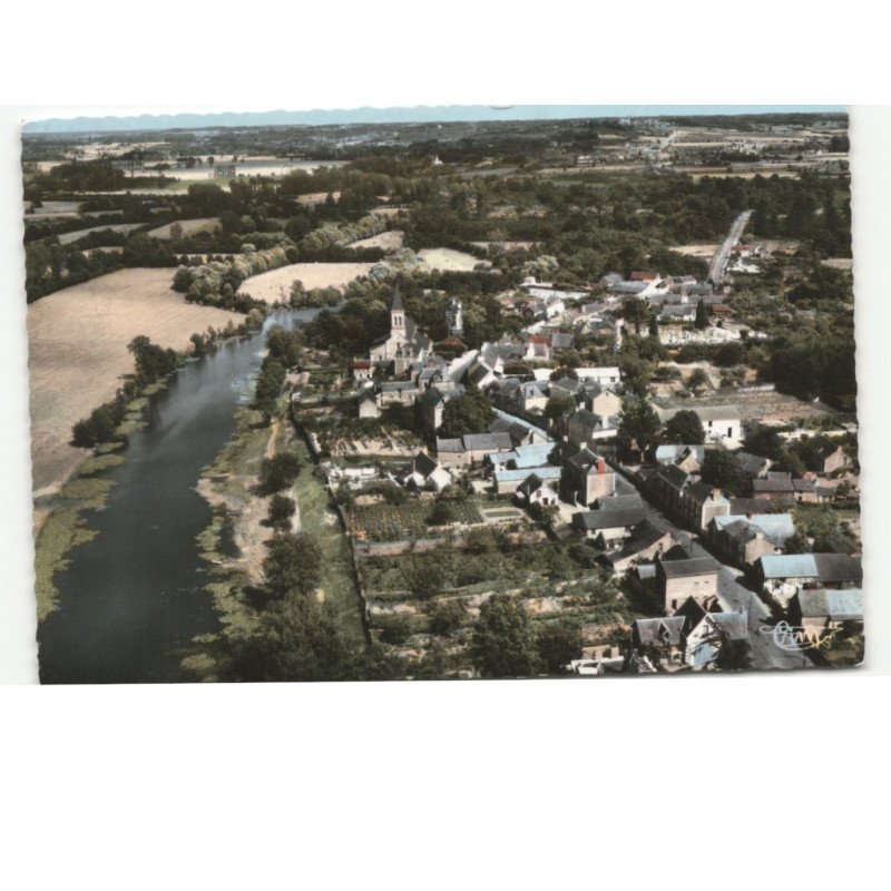 JUIGNE-sur-LOIRE: vue aérienne 10x15 - très bon état