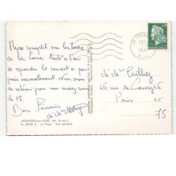 INGRANDES-sur-LOIRE: la plage vue aérienne 10x15 - très bon état