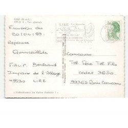 LIRE: vue générale vue aérienne 10x15 - très bon état