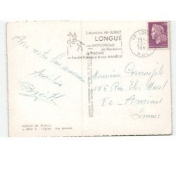 LONGUE: l'église vue aérienne 10x15 - très bon état